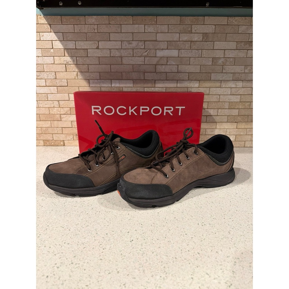Rockport Chranson Walking Shoes Mens 12 Brown Black